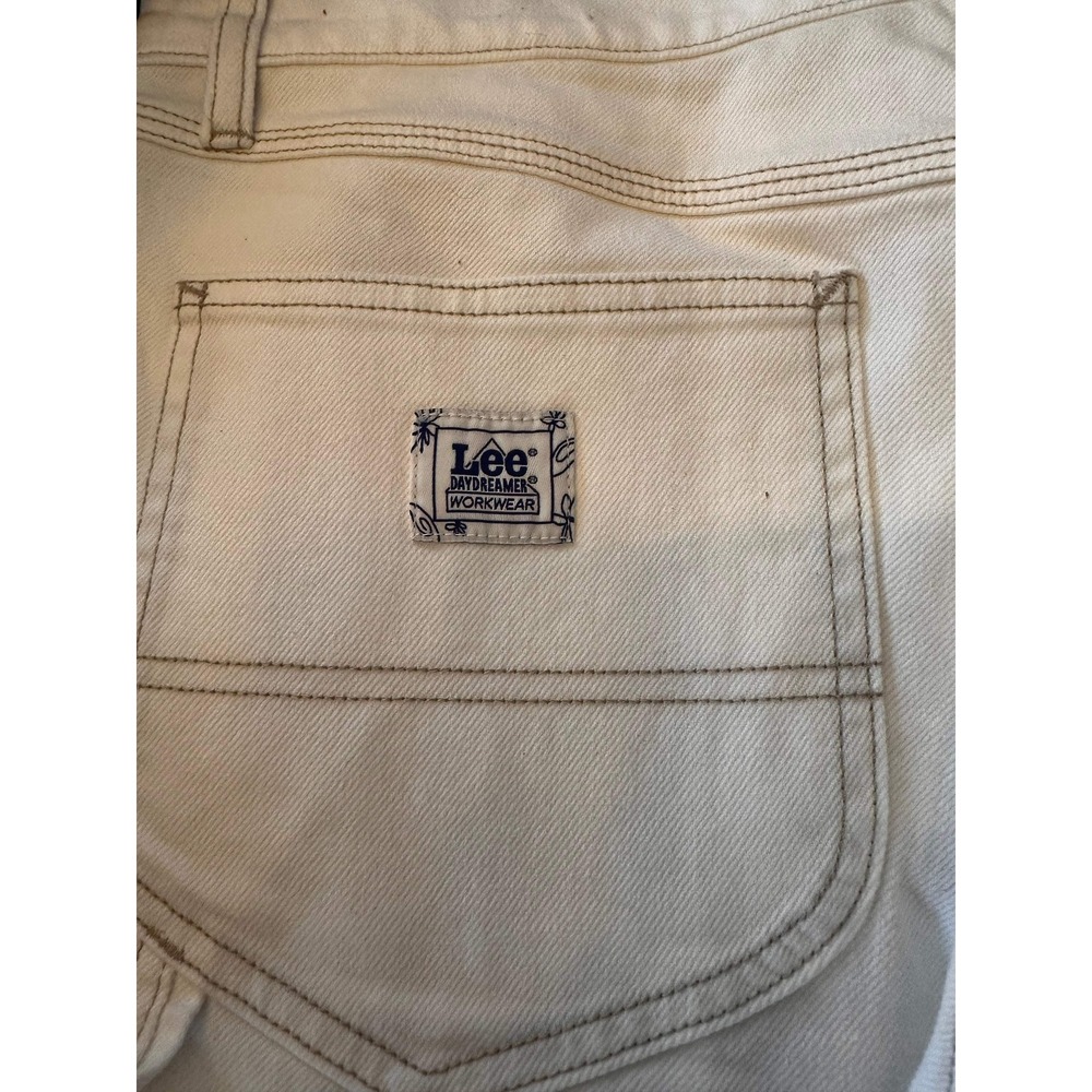 Lee x Daydreamer Workwear Mid Rise Carpenter Jeans Off White 29x29 NEW - Picture 8 of 10